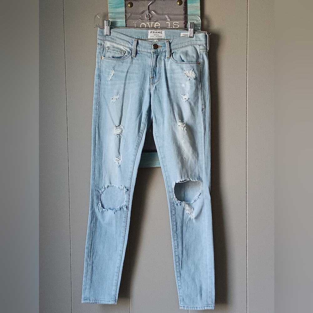 Frame Denim London-Los Angeles Le de Jeeanne Chambray Jeans Size 25⚘️